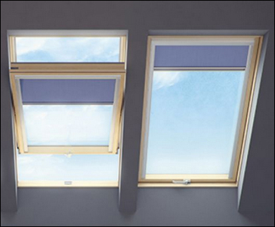 Fakro Dachfenster Schwingfenster mit Jalousie